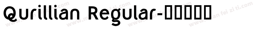 Qurillian Regular字体转换